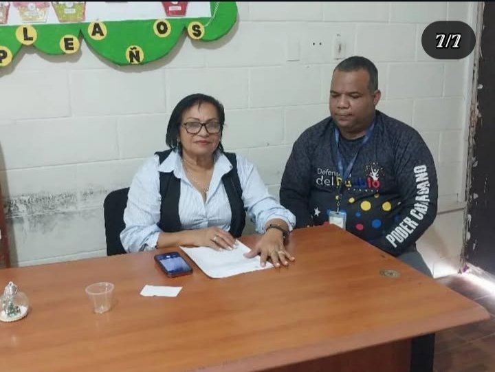 La Defensoría Del Pueblo Delegada Delta Amacuro, Dulce Mirabal Hernández, realiza visitas a los Centros Educativos, Correspondiente al año en curso 2024-2025, en materia de labor y vigilancia en el inicio de las actividades escolares.
