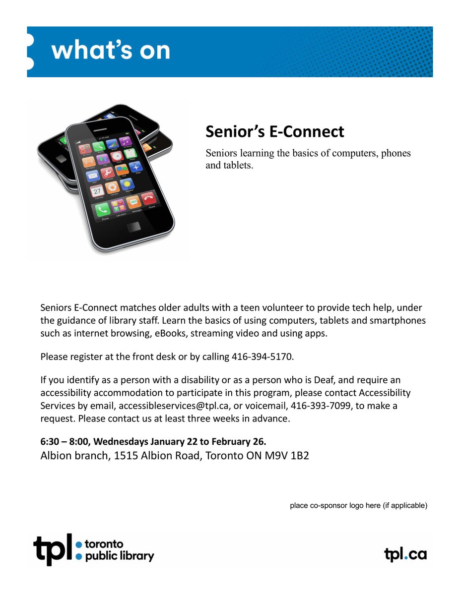 Senior's E-Connect torontopubliclibrary.ca/detail.jsp?Ent…