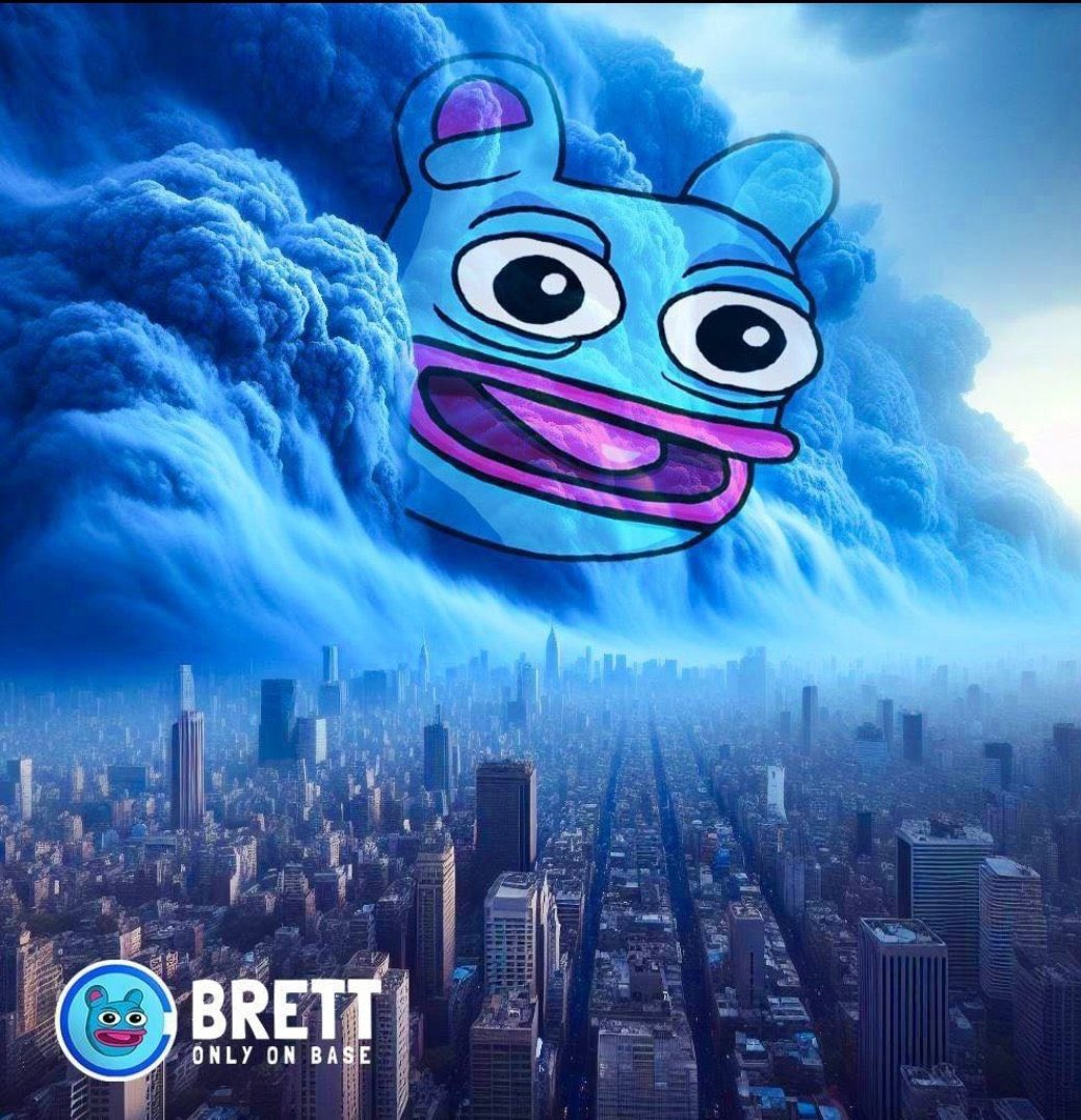 $BRETT 

THESE PRICES ARE GOD ENTRY. 
IM TELLIN YOU. 

U WILL NOT REGRET INVESTING IN $BRETT HERE. 

20B+ Q1. WITH EASE. 

20x+ 

# 1 MEME ON BASE CHAIN. 
THE MASCOT BASE. 

THE STORM IS COMING…..