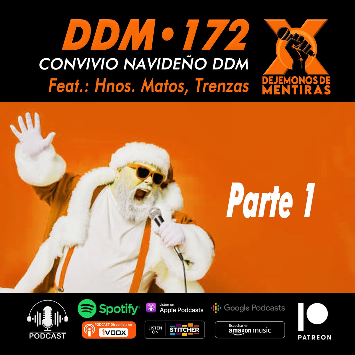 DDMpodcast's tweet photo. DDM 172 - Convivio Navideño Parte 1
En compañía de los Hermanos Matos (Mirza y Manolo) y Trenzas, hablamos de nuestros planes en Navidad y un poquito de todo.
https://t.co/pOnCq7HBPt https://t.co/f3vpZHPqJ4