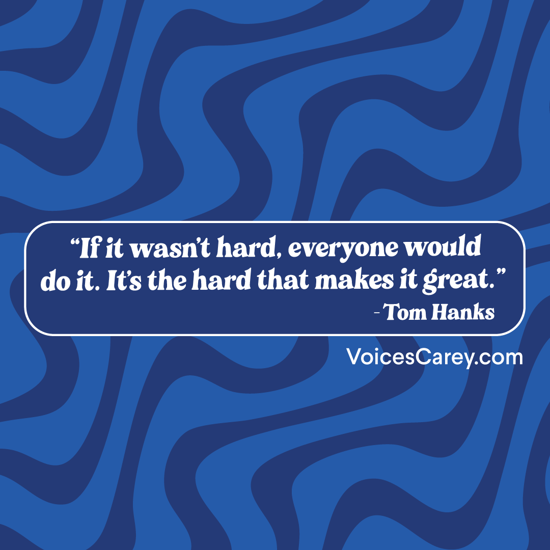 Picking yourself back up is part of the job, that's what makes the hustle so rewarding! 🎙️