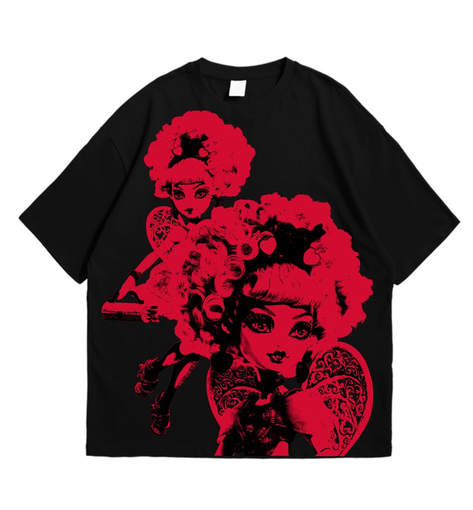 jabisitoo's tweet photo. I've seen that many people liked the shirts I designed, so here I show you my idea of ​​Cleo and Cupid shirts (including Frankie and Draculaura) https://t.co/2BRKZHMOPf