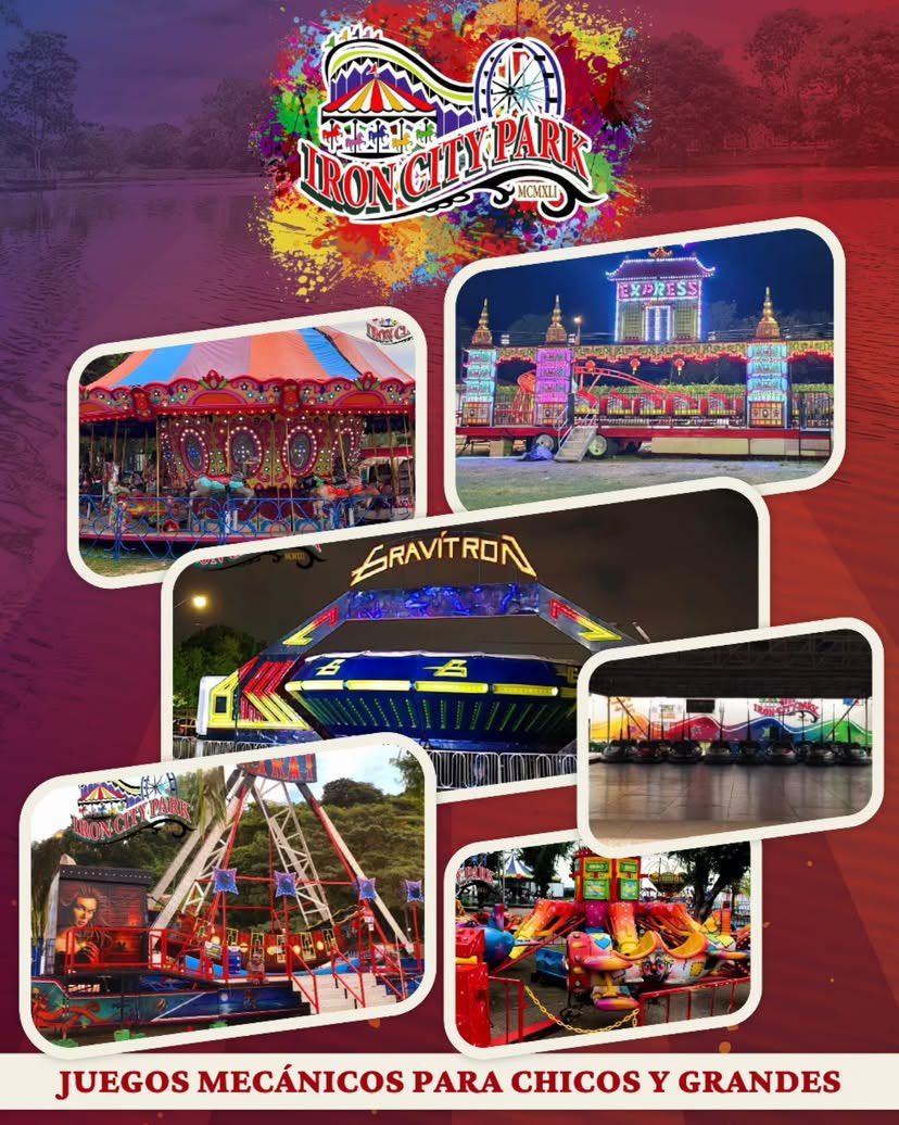 𝗜𝗥𝗢𝗡 𝗖𝗜𝗧𝗬 𝗣𝗔𝗥𝗞 - 𝗝𝗨𝗘𝗚𝗢𝗦 𝗠𝗘𝗖𝗔́𝗡𝗜𝗖𝗢𝗦 
𝐅𝐄𝐑𝐈𝐀 𝐒𝐀𝐍 𝐒𝐄𝐁𝐀𝐒𝐓𝐈𝐀́𝐍 𝐃𝐄 𝐎𝐂𝐔́
𝐃𝐄𝐋 15 𝐀𝐋 20 𝐃𝐄 𝐄𝐍𝐄𝐑𝐎 2025
“𝙑𝙞𝙩𝙧𝙞𝙣𝙖 𝙘𝙤𝙢𝙚𝙧𝙘𝙞𝙖𝙡 𝙙𝙚 𝙩𝙖𝙡𝙡𝙖 𝙢𝙪𝙣𝙙𝙞𝙖𝙡 𝙖𝙡 𝙨𝙚𝙧𝙫𝙞𝙘𝙞𝙤 𝙙𝙚 𝙏𝙤𝙙𝙤𝙨”