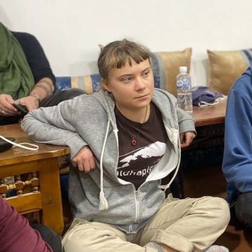 elcancillercom's tweet photo. [AHORA] El nuevo look de la activista Greta Thunberg. 📸 https://t.co/gfsyGnifV4
