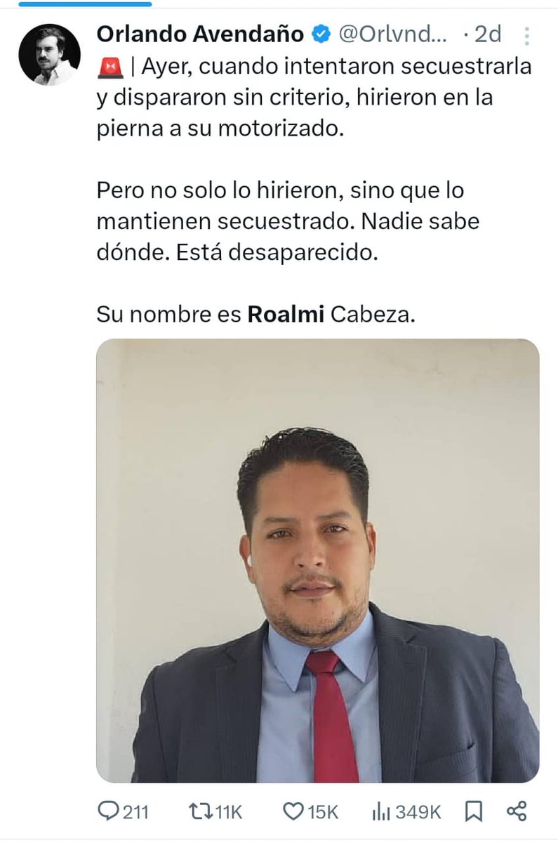 Karen Méndez tweet media