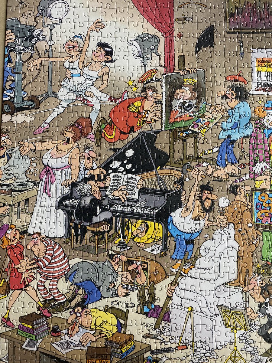 Hannashome_40's tweet image. Wederom een grappige puzzel. Een kleintje dit keer.

#pianist #comicpuzzle @janvanhaasteren #janvanhaasterenpuzzel #janvanhaasteren #legpuzzel #legpuzzels #jigsaw #500stukjes #500pieces #500piecepuzzle