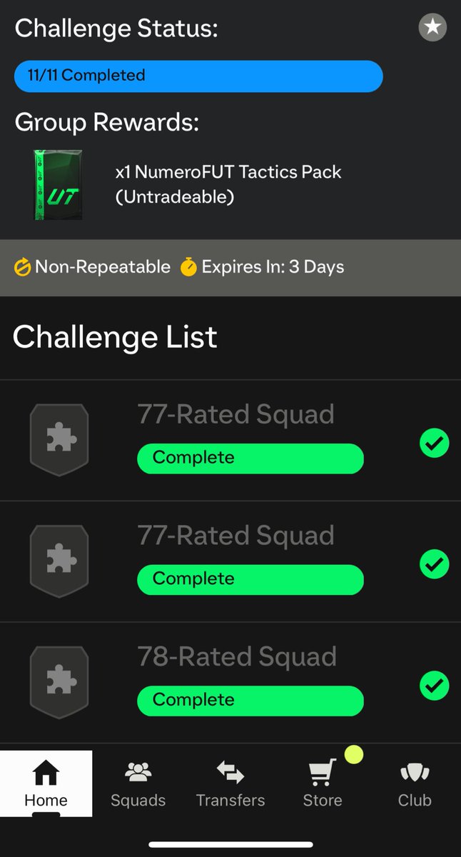 CorvyrJosh's tweet photo. Was easy enough to do and got rewarded, love to see it #FC25 #NumeroFUT https://t.co/heBEb5Y1gV
