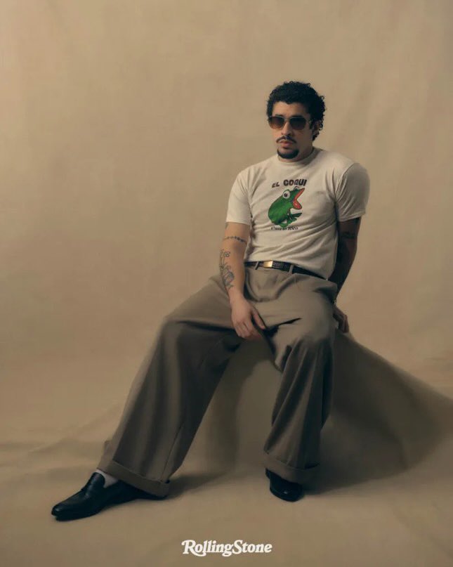 Bad Bunny para Rolling Stone. ❤️‍🔥