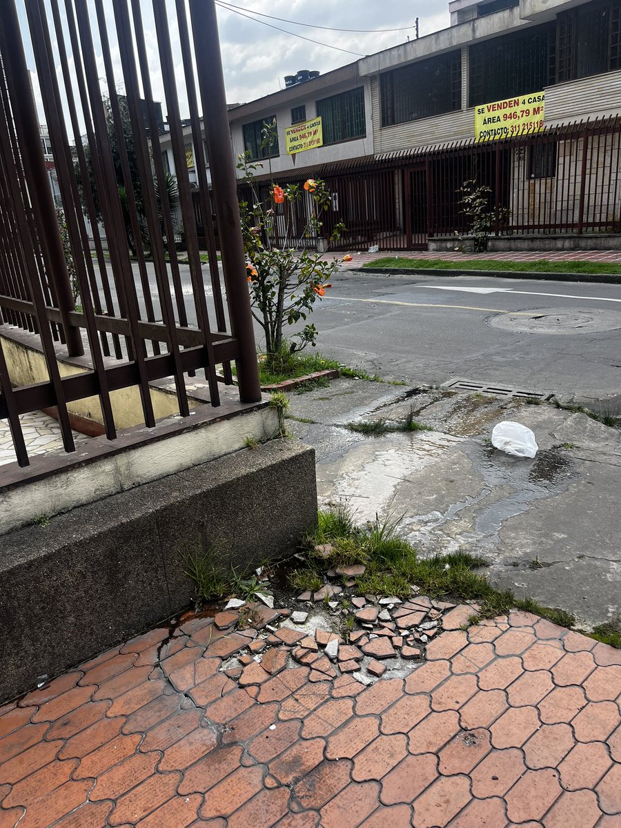 angiemvc's tweet photo. @AcueductoBogota por favor ayúdennos con esta fuga en un predio.  Calle 22 A # 44A- 26, lleva más de 15 días brotando agua del piso. https://t.co/fzxxp5LUDJ