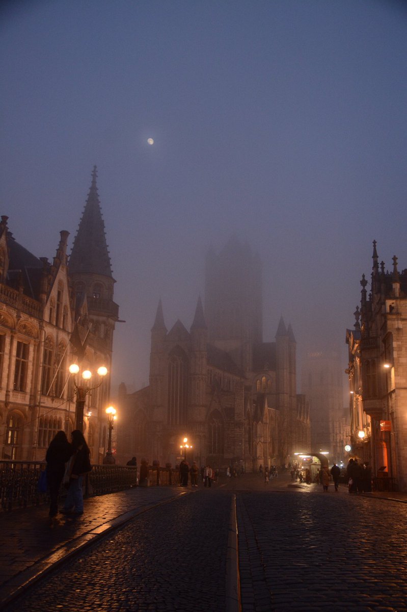 RPKumpf's tweet photo. The cloaking mist in Gent ✨
#JanuaryMood 🤍 https://t.co/n5zfdUr6YS