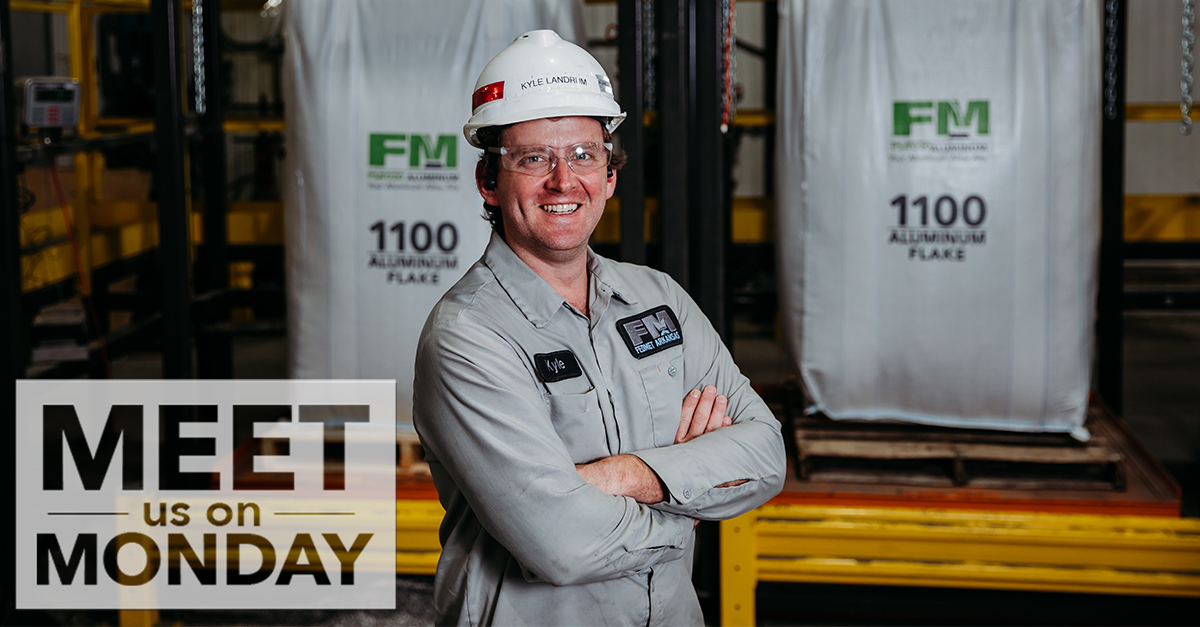 FederalMetal's tweet photo. It's Monday! Meet Kyle.

#Leadership looks like a lot of things. At our North Little Rock facility, it looks like this guy. Whether at home, in his community of Hot Springs, or at the plant, Kyle walks the walk. We could not be more proud that he serves as FedMet General Manager! https://t.co/BWZ0goQbZE