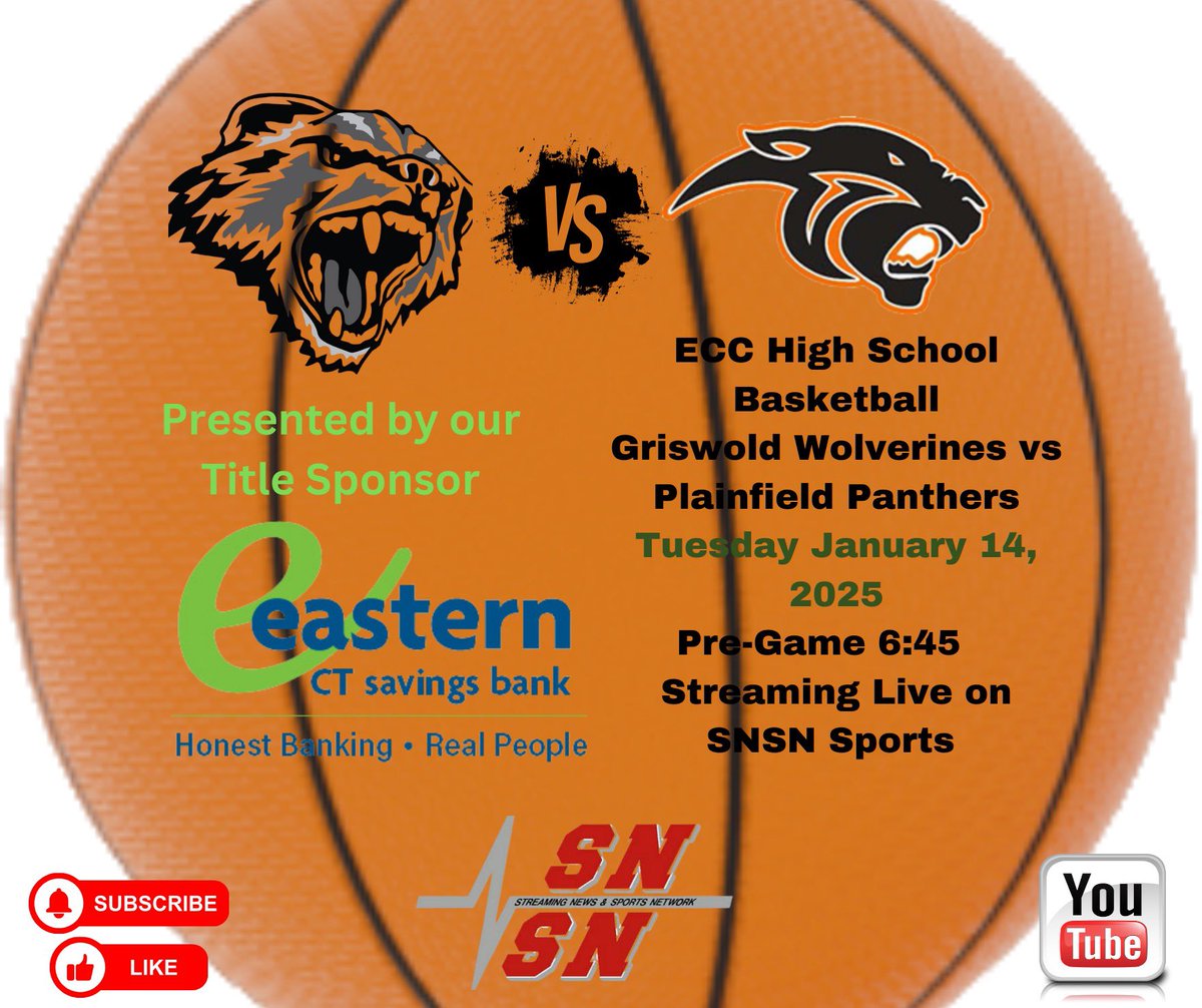 Check us out Tuesday night on SNSN Sports! <a href="/GriswoldSports/">Griswold Athletics</a> <a href="/_PHS_Athletics/">Thomas Hardy</a> <a href="/GoECCAthletics/">ECC Athletics</a> <a href="/PalonenGHS/">Erin Palonen (she/her)</a> #ctbb