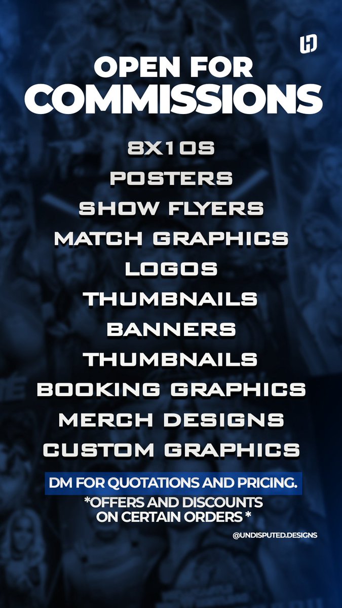 I'm open for commission work! Hit me up if you need any of these or anything more! Let's bring your ideas to life! 🤝🏻