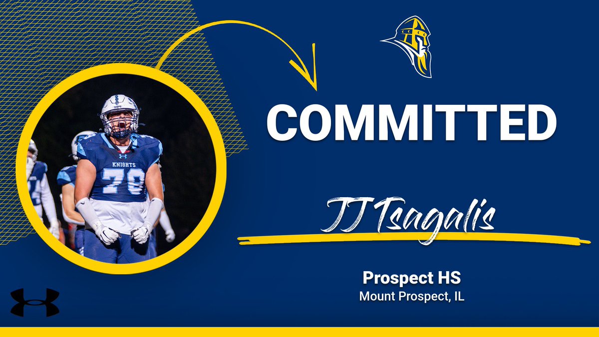 James Tsagalis (@jjtsagalis79) on Twitter photo Thank you to my teammates,coaches, and family who have made me the player that I am today. After careful consideration, I am proud to announce my commitment to Augustana college to further my academic and football career. 🔵🟡
<a href="/Coach19Bell/">Stephen Bell</a> <a href="/AugieILfootball/">Augustana Football</a> <a href="/Coachragone/">David Ragone</a> Thank you to my teammates,coaches, and family who have made me the player that I am today. After careful consideration, I am proud to announce my commitment to Augustana college to further my academic and football career. 🔵🟡
<a href="/Coach19Bell/">Stephen Bell</a> <a href="/AugieILfootball/">Augustana Football</a> <a href="/Coachragone/">David Ragone</a>