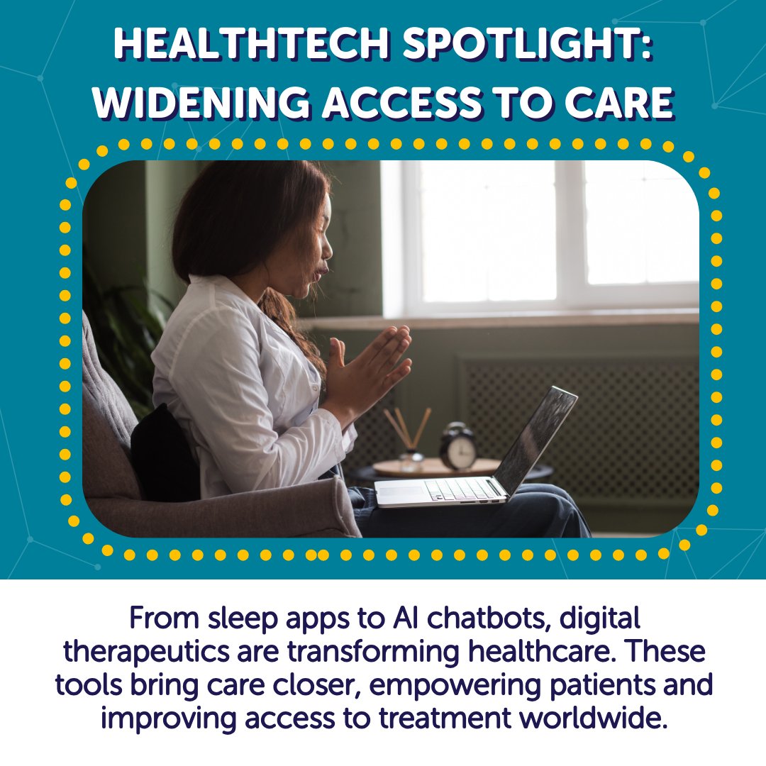 🌐 HealthTech is reshaping healthcare with digital therapeutics—from sleep apps to AI chatbots. These tools improve access to care, empowering patients worldwide.

Learn more: bit.ly/HealthTechAcce…