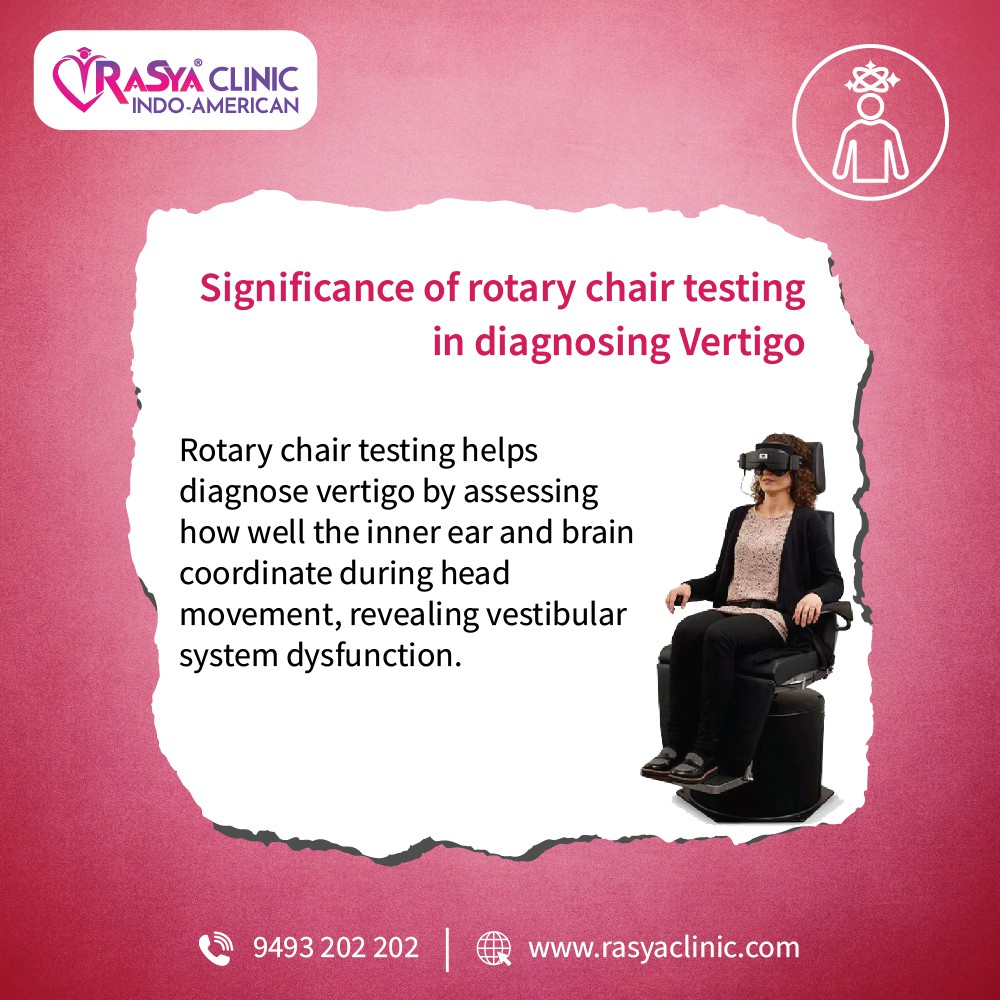 RaSyaClinic's tweet photo. Rotary chair testing helps diagnose vertigo by assessing how well the inner ear and brain coordinate during head movement, revealing vestibular system dysfunction.
.
Read more 👉 https://t.co/Phvi9sdkxr

#Rasyaclinic #Vertigo #Dizziness #Tinnitus #VertigoTreatment https://t.co/NdoMk7fZeT