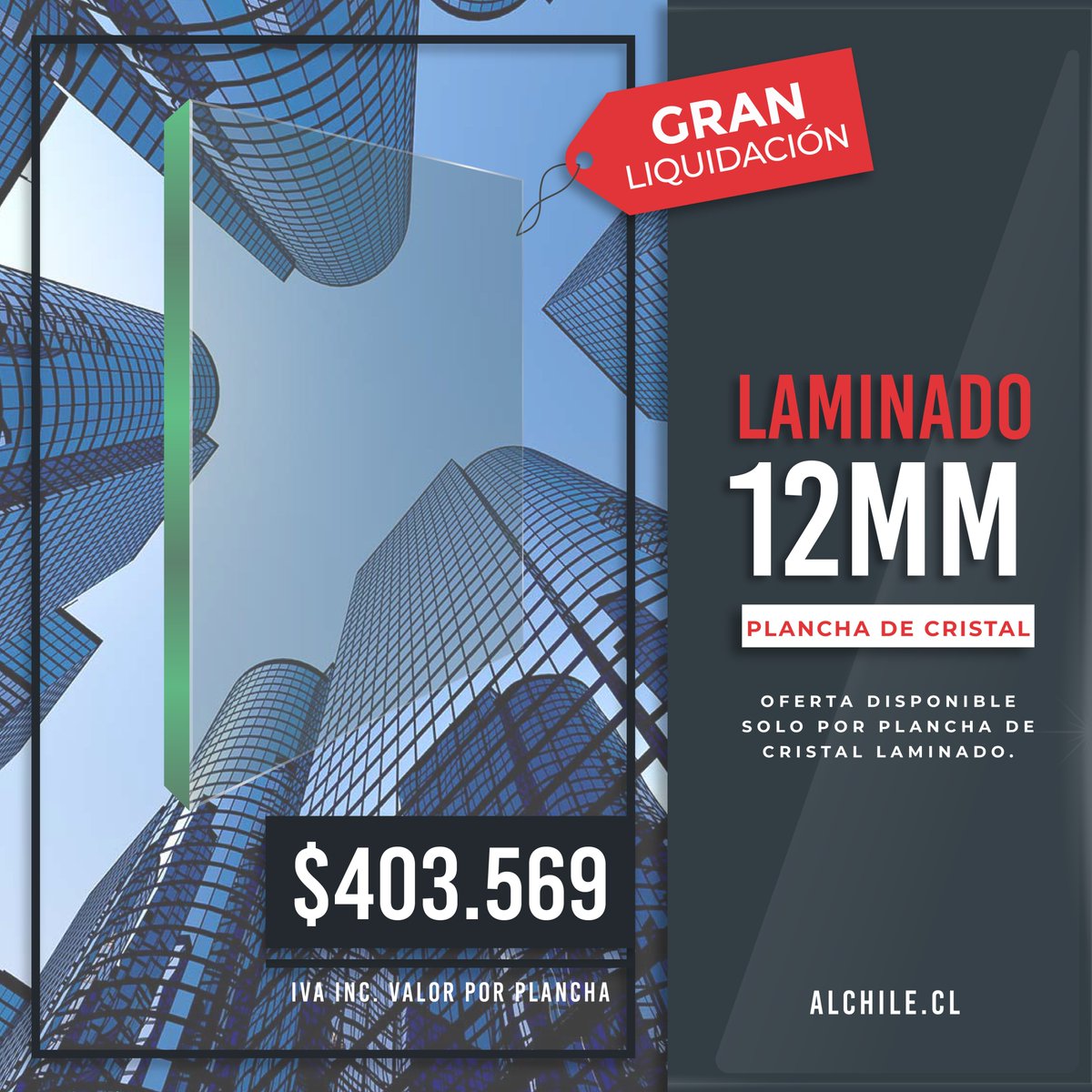 ClassChile_SA's tweet photo. ¡LIQUIDACIÓN! ¡Aprovecha para renovar tus cristales!, plancha de Cristal incoloro de 10mm,4mm y plancha de laminado de 12mm🛠

Escríbenos a +56 9 3023 6212 📞
Visítanos en https://t.co/J9p1V3hkOV 🌐

#cristal #Maipu #SantiagodeChile #Chile #construcción https://t.co/cHWXX5IItY