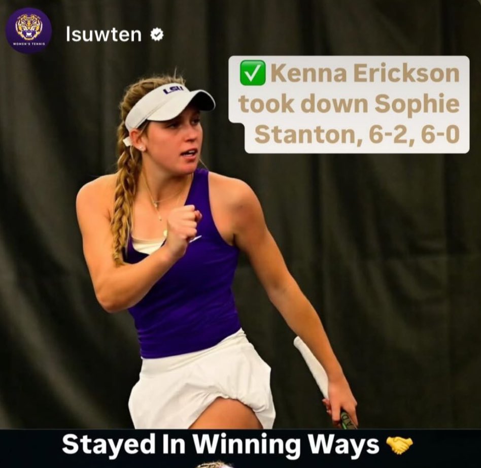 jonmerickson's tweet photo. Kenna news, The’25 season started.Kenna played her 1st pro tournament of the year.  She won her 2nd place draw (5th overall). Only loss all week was to her LSU teammate.  Big start to the year at the UTR PTT-Baton Rouge!  College season starts next week!  Geaux Kenna GeauxTigers! https://t.co/2M1BhsLIDw