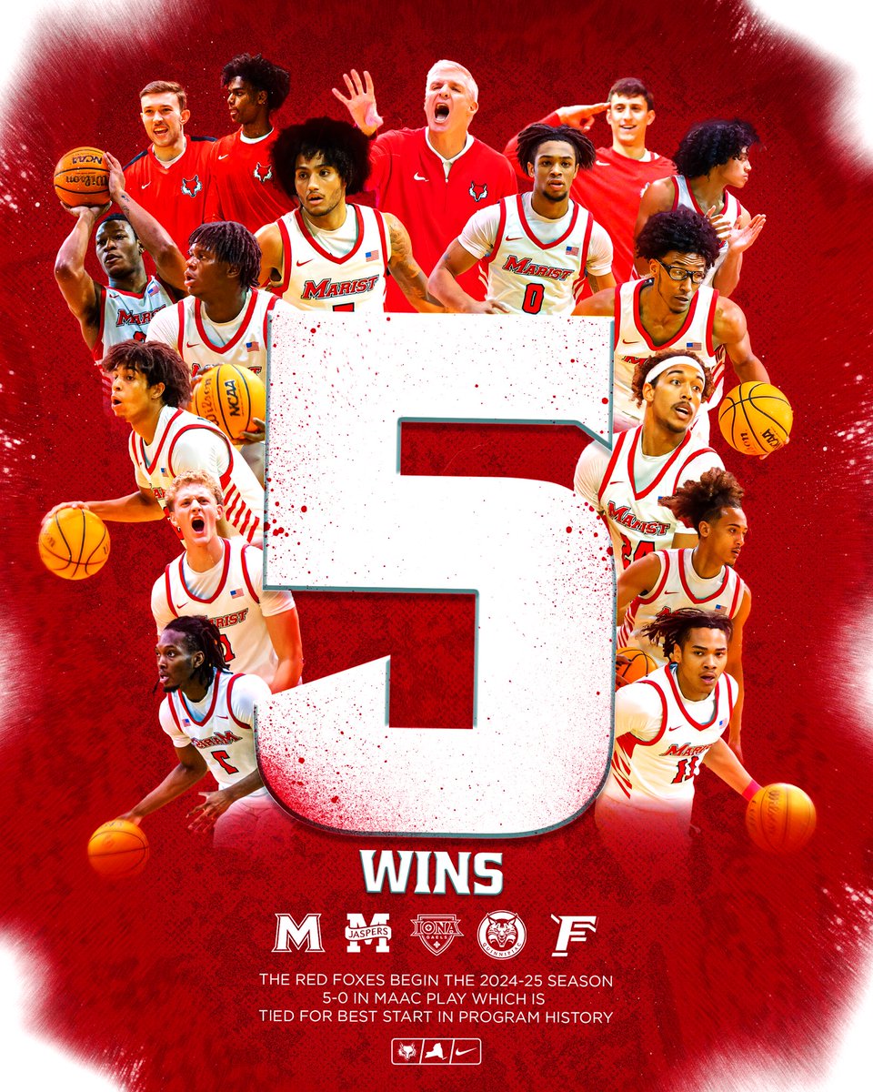MaristMBB's tweet photo. Tied for our best MAAC start in program history… more work to be done 🤐 https://t.co/SdF44LAV4C