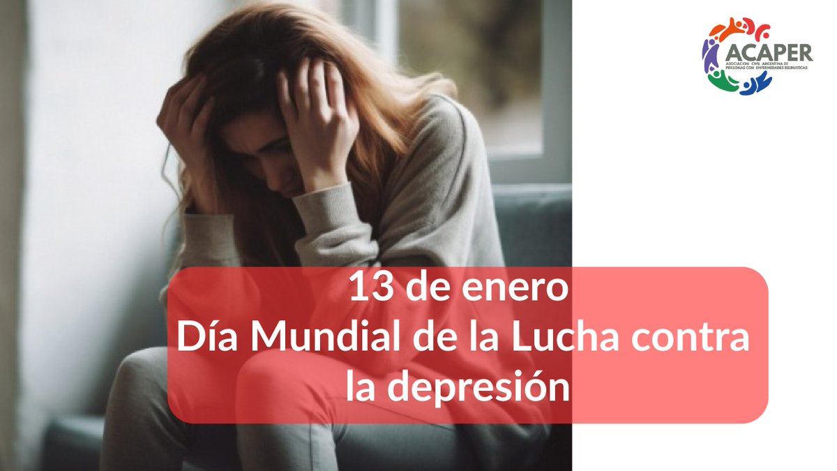 El 13 de enero se conmemora el Día Mundial de la Lucha Contra la Depresión, según la OMS. Es de relevancia hablar de la depresión como parte fundamental para iniciar el tratamiento. Nuestro lema: DIAGNÓSTICO NO ES SENTENCIA.
#díamundialdelaluchacontraladepresion #somosacaper