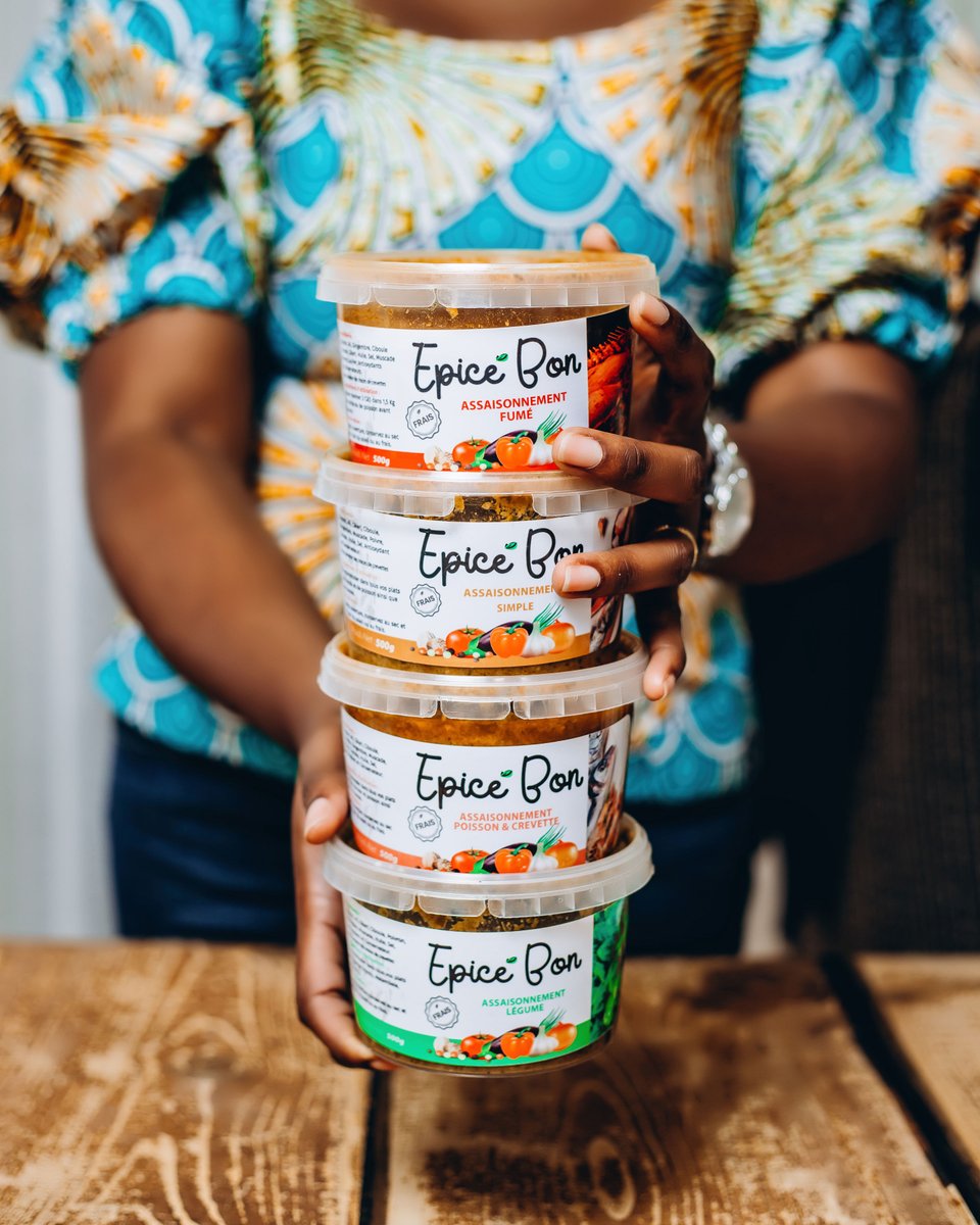 epice_bon's tweet photo. Trouve tes assaisonnements Epicé Bon ici :
11 supermarchés + Commande au +243816757584(🛵24 h à Kinshasa)
✨Sain 
✨Savoureux 
✨Gain de temps
Réussis toutes tes recettes, avec Epicé Bon :Fumé, Simple, Poisson&amp;Crevette, Légume.
Epicé Bon, la cuisine congolaise comme on aime
🍲🥰 https://t.co/WvyMOTWBa5
