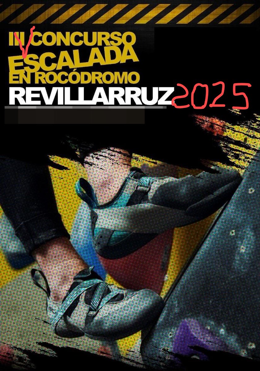 RevillaRoco's tweet photo. Ya estamos preparando el IV Concurso de escalada en rocódromo de #Revillarruz.
Iremos informando por Facebook e Instagram de todas las novedades.
El cartel por ahora nos ha salido un poco "regulinchi". 😂😃😂 https://t.co/PFtJ02uYVw