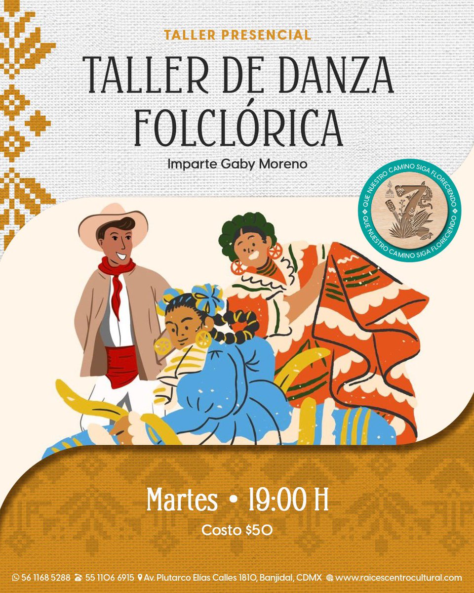 Ya está la cartelera para esta semana en Raíces ¿nos vemos aquí?