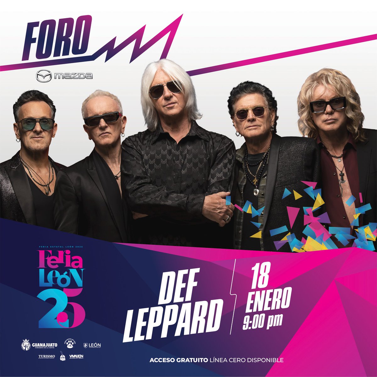 DefLeppard's tweet photo. Ready to bring the ROCK tonight. Are you with us Feria Estatal de León?!?!?!

🎟 https://t.co/4TznurJjHn 
📸 Ryan Sebastyan https://t.co/50JuoLKgnN