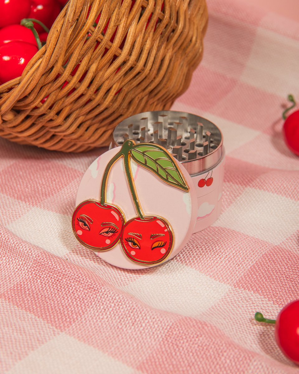 ok.. but i think i designed the CUTEST grinder ever!? 🍒😍