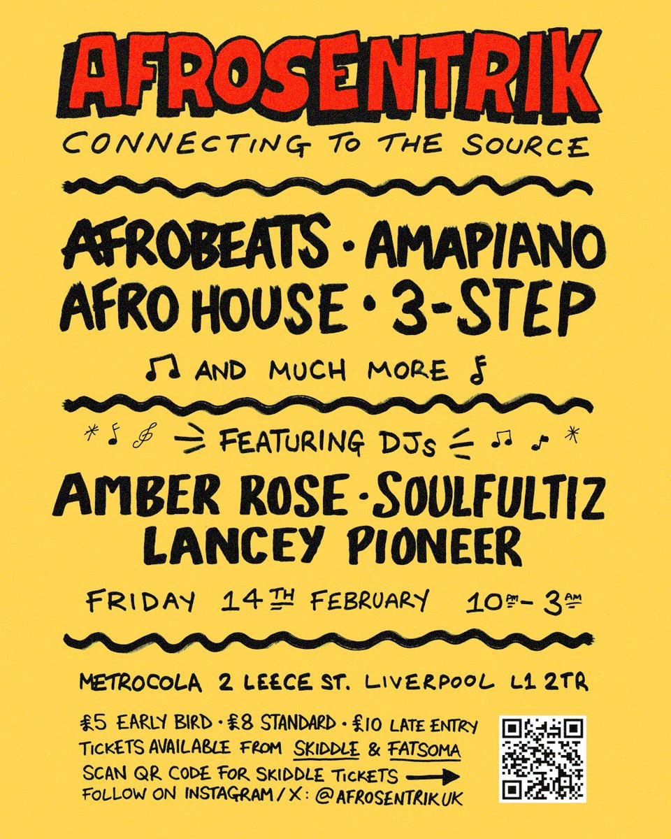 This is going to our biggest one yet 🔥🔥🔥. DJ's Amber Rose, Lancey Pioneer and <a href="/soulfultiz/">Tony</a>. This one's not to be missed. Tickets : skiddle.com/e/40491490