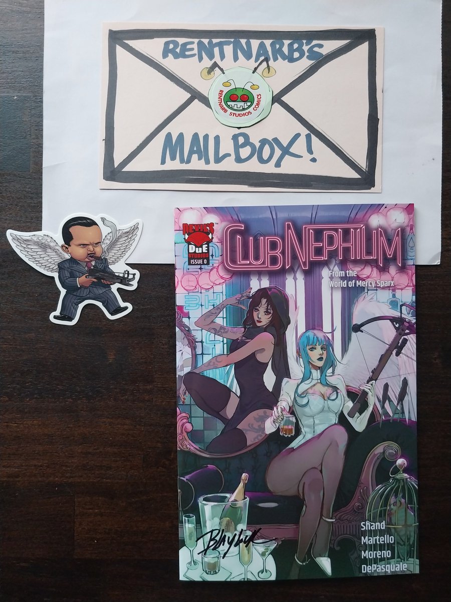 Gary Brantner of Rentnarb Studios Comics (@rentnarb) on Twitter photo MAILBOX
Club Nephilim that I backed on <a href="/Kickstarter/">Kickstarter</a> by <a href="/PatShand/">PAT SHAND</a> <a href="/enerJax/">Jackie 🔜 MAGFest, ECCC</a> <a href="/DevilsDue/">Devil's Due Studios</a> <a href="/joshblaylock/">Josh Blaylock</a>
Part of the Mercy Sparx universe. MAILBOX
Club Nephilim that I backed on <a href="/Kickstarter/">Kickstarter</a> by <a href="/PatShand/">PAT SHAND</a> <a href="/enerJax/">Jackie 🔜 MAGFest, ECCC</a> <a href="/DevilsDue/">Devil's Due Studios</a> <a href="/joshblaylock/">Josh Blaylock</a>
Part of the Mercy Sparx universe.