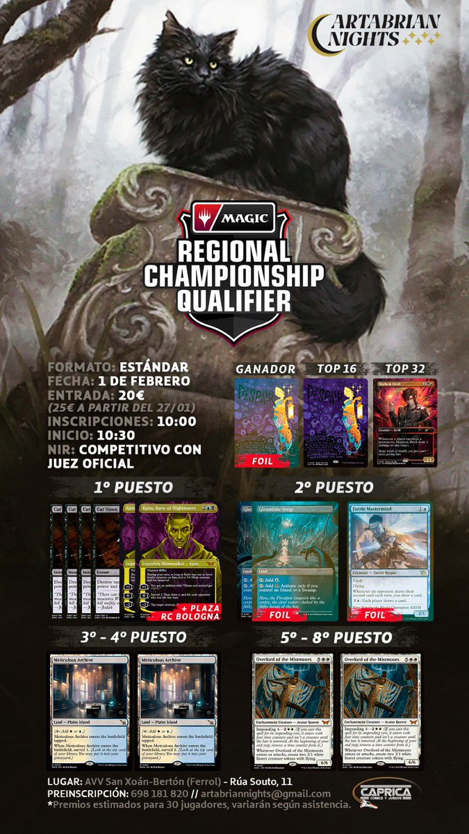 Ya tenemos el cartel de nuestro primer RCQ, esperando que llegue el 1 de febrero📅