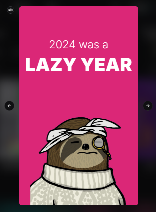 AndrewTheDoc's tweet photo. 2024 was a ๐ฆฅ year ....
But 2025 will be ๐ฅ๐ฅ๐ฅ
The best is yet to come ๐๐๐
#SGWrapped #Stargaze https://t.co/WYkk9Vc1X5