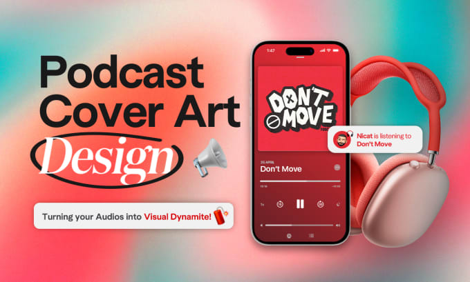 VibeLogo's tweet photo. I will design your podcast cover art and logo design
I specialize in crafting unique podcast artworks that reflects the show's personality and captures attention.
https://t.co/zBDvKeMwKR
#podcastdesign
#podcastartwork https://t.co/lCSMsXBTnY