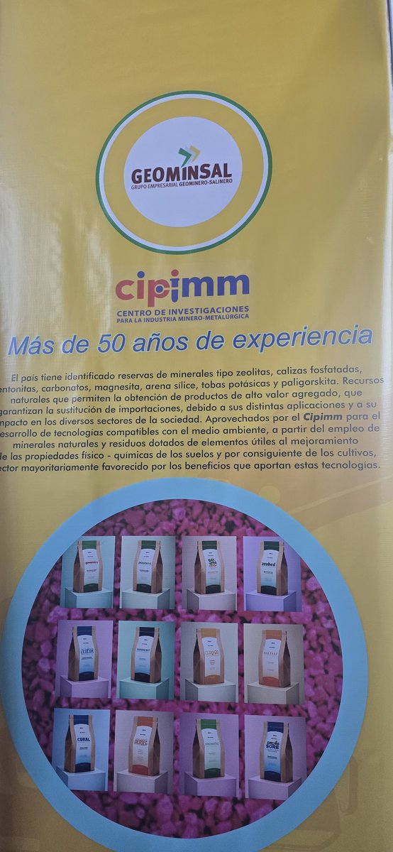 En proceso, el montaje del stand de <a href="/geominsal/">Grupo Empresarial Geominsal</a> para la Feria de Innovación y Desarrollo.
Participan las empresas <a href="/geomineracentro/">geomineradelcentro</a>, <a href="/CIPIMM_/">Centro Inves. para la Industria Minero Metalúrgica</a>, <a href="/de_ensal/">Empresa de la Sal - ENSAL</a>, <a href="/OccidenteM85575/">Minera Occidente</a> 
#GEOMINSAL
#CubaViveYTrabaja