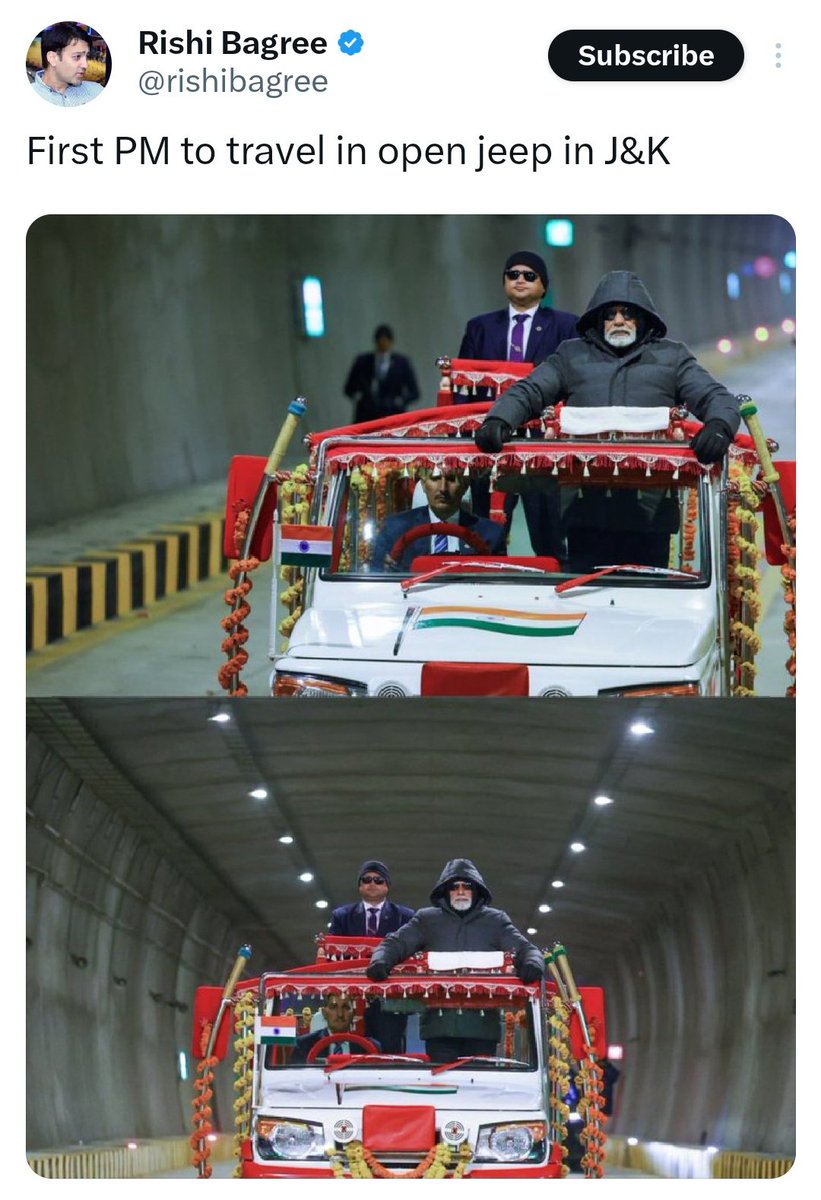zoo_bear's tweet photo. First PM? Here is an image of @H_D_Devegowda’s open jeep ride in Kashmir in 1996 during the height of militancy. This was for a public meeting right on the Indo-Pak border.
BTW, Waiting for PM to visit Manipur. https://t.co/Z5ZueZGdiU