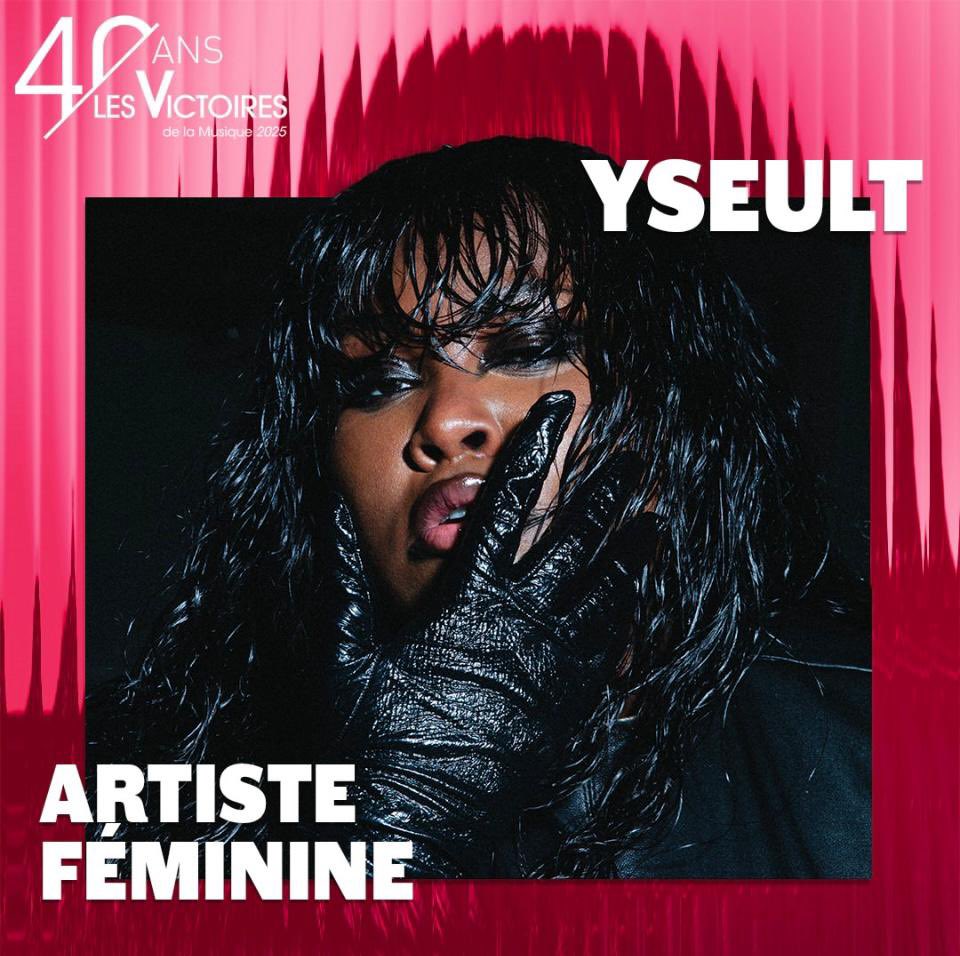 yseultofficiel's tweet photo. #Victoires2025 : Tellement honorée d’être nominée en tant qu’artiste féminine de l’année ! Merci à ceux qui me soutiennent, chaque étape est un rêve qui prend forme. #Gratitude #Fierté https://t.co/5zk3VzO0ys