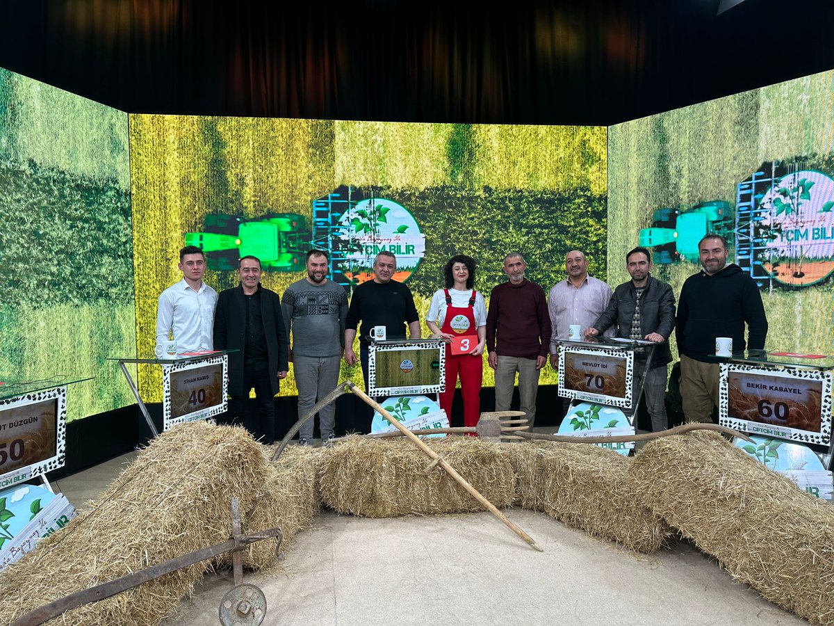 Çiftçim Bilir Yarışma programı ilk çekimlerini yaptık. Çok güzel bir program oldu. Kanal 3 yayın gününü bekliyoruz.