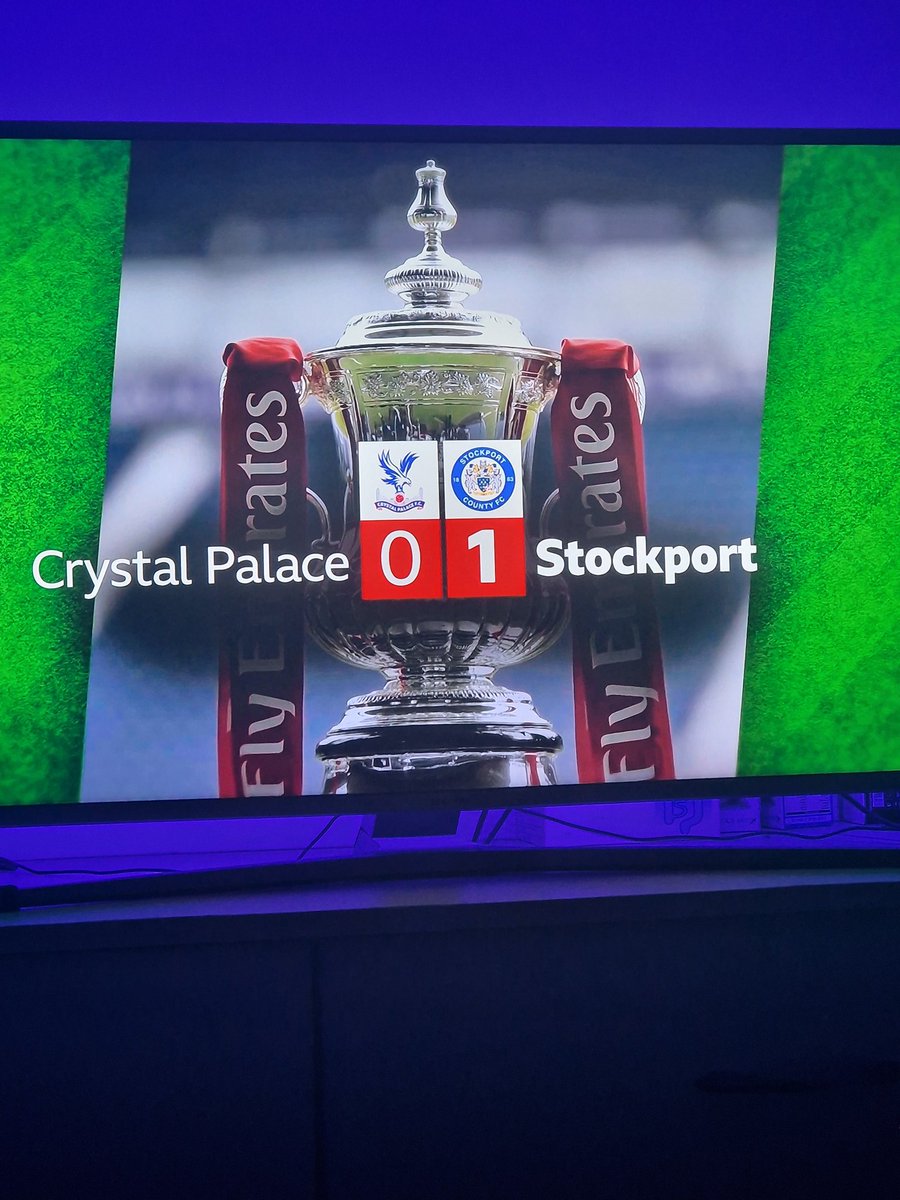 Must of been a different game i watched yesterday lol #stockportcounty