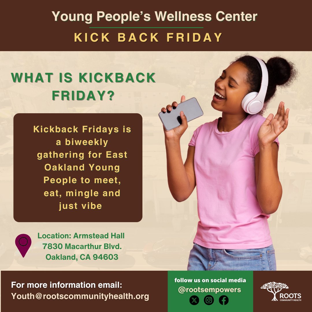 RootsEmpowers's tweet photo. Molding memories and sculpting our way into 2025 at #KickbackFriday! 🎉
We’ve got food, fun activities, and music—ALL FREE! 🙌🏾
Our doors are open this Friday, January 17th, from 3pm-5pm at Armstead Hall (for ages 13-24).
#RootsEmpowers #EastOakland #YPWC https://t.co/nqqN7hRzlE