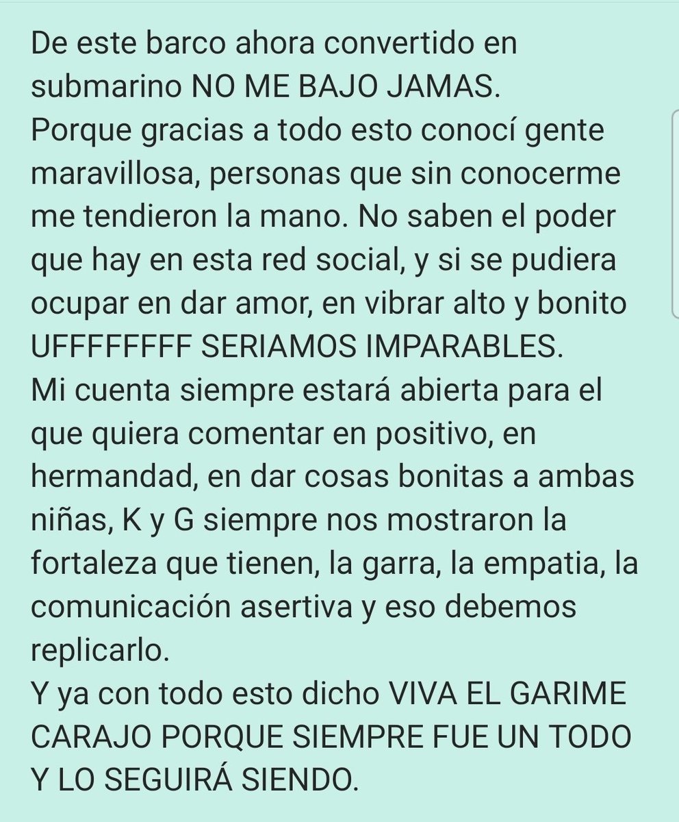 PashiSuarez's tweet photo. Solo paso acá a decir GARIME SIEMPRE FUE, ES Y SERÁ más que una relación amorosa, el #Garime lo formamos cada personita hermosa que cree en una hermosa amistad. Agradezco conocer gente LEAL, CONGRUENTE Y REAL, que aun lo tratamos de remarcar!

Gracias por tanto🫶🏻🫡 https://t.co/4nf0VZEnzG