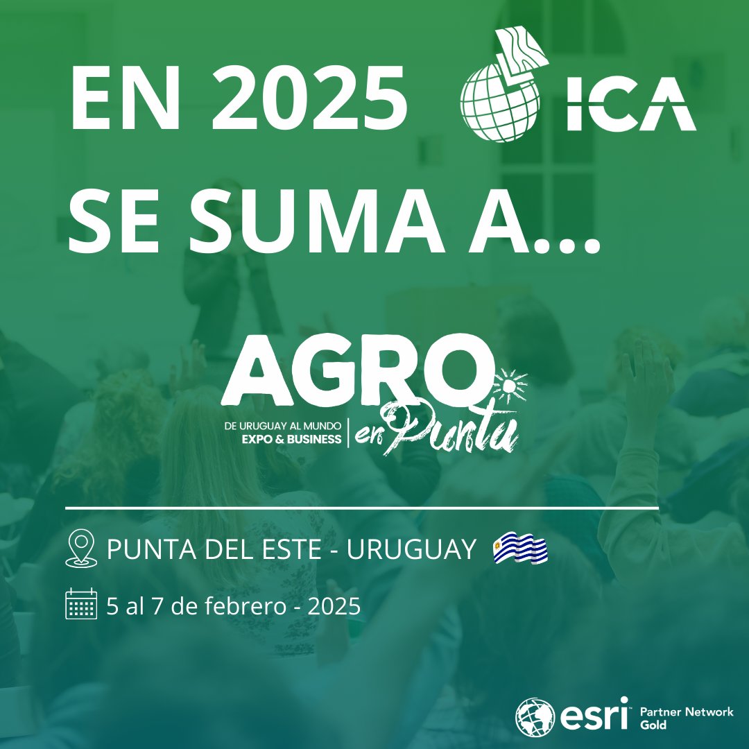 ¡ICA estará presente en Agro en Punta 2025!

Participaremos en el evento internacional clave para agroexportación, agronegocios e innovación en Uruguay y la región. 

¡Conectando con el futuro del agro!