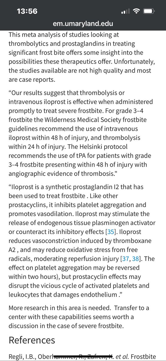 robflint97's tweet photo. https://t.co/t8xMDihWF2

#frostbite #treatment options https://t.co/dGpiCctsvh