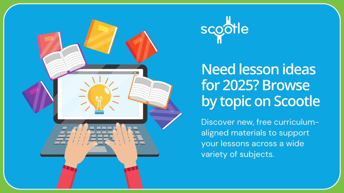 Plan your 2025 teaching with ease! Scootle’s ‘Browse by topic’  page offers quick access to free, high-quality digital teaching and learning resources across a wide range of subject areas. You can also search by keyword or curriculum area. Explore today: ow.ly/5rm150UlluP