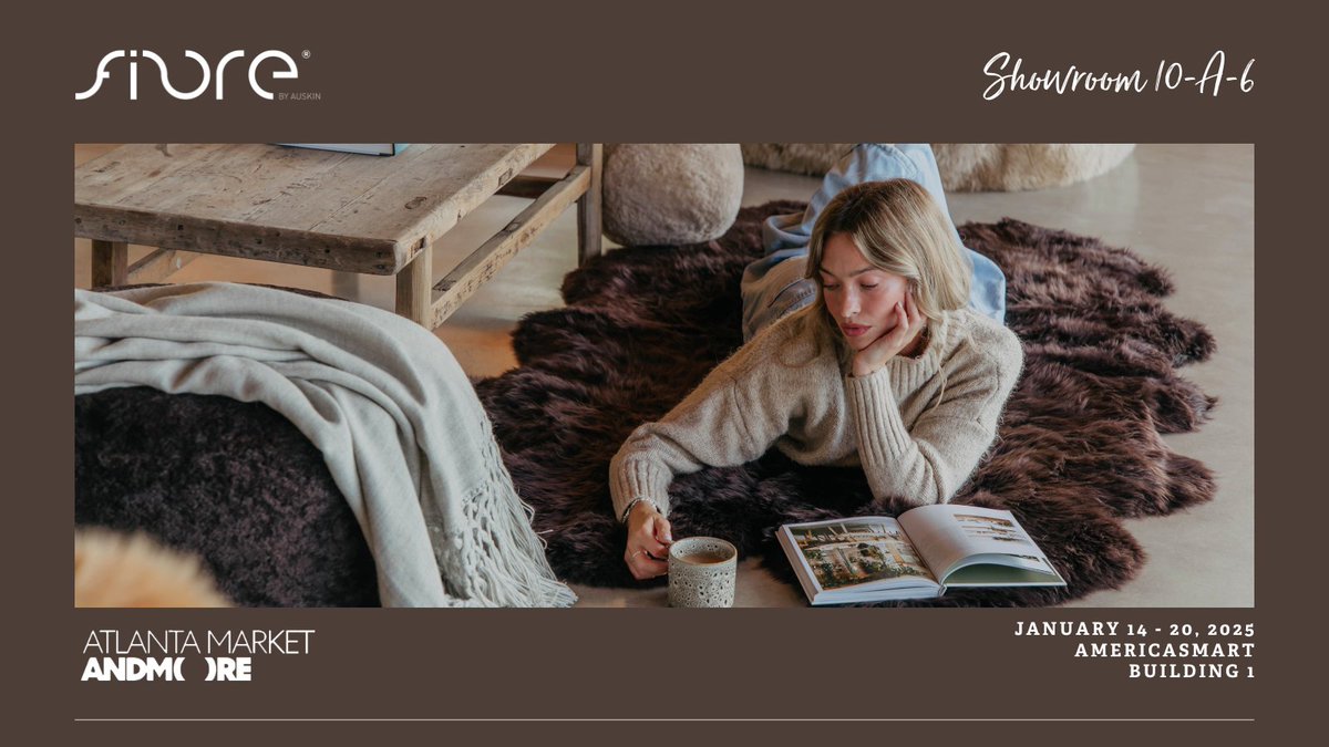 fibrebyauskin's tweet photo. We look forward to meeting our amazing clients at Atlanta Market. Our show special during market is the last opportunity to secure 2024 pricing on all orders placed during market. We look forward to seeing you in Building 1 Showroom 10-A-6! #fibrebyauskin #natural #home #atlmkt https://t.co/idg4gW3sn3