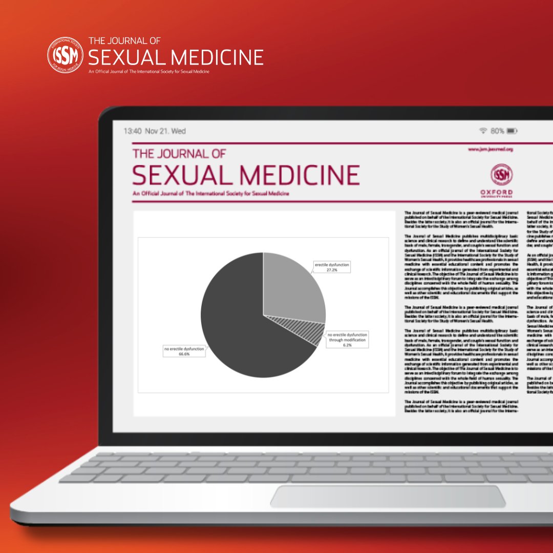 New findings show modifying the IIEF6 scale improves accuracy in assessing erectile function, especially in men not having penetrative intercourse. This approach could be transformative, particularly for men post-prostatectomy: doi.org/10.1093/jsxmed…