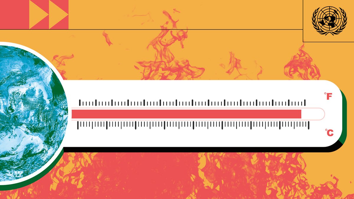 2024 smashes global temperature record with about 1.55°C above pre-industrial level, confirms the <a href="/WMO/">World Meteorological Organization</a>.

This is a clear signal for urgent #ClimateAction

Read more here: wmo.int/news/media-cen…