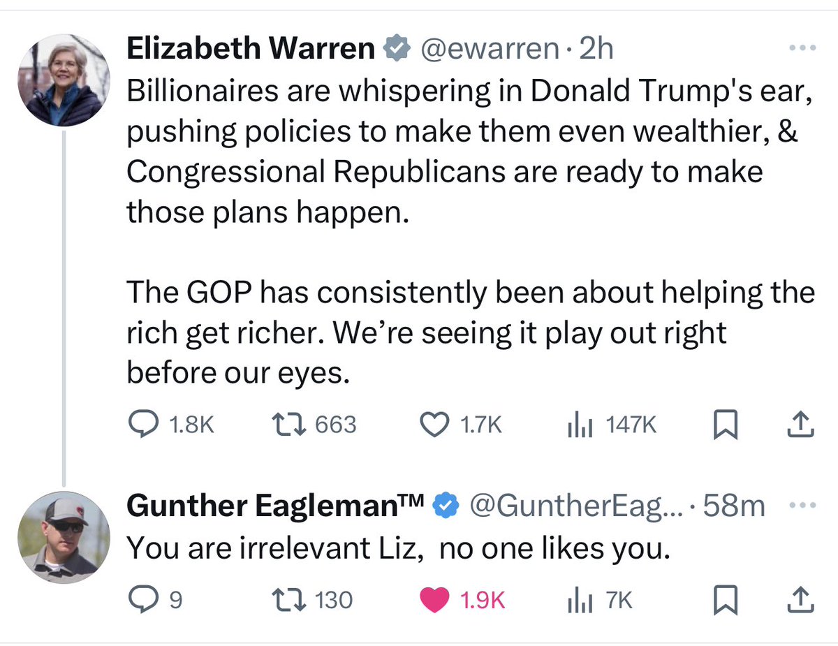 Talk about a ratio!   <a href="/GuntherEagleman/">Gunther Eagleman™</a>