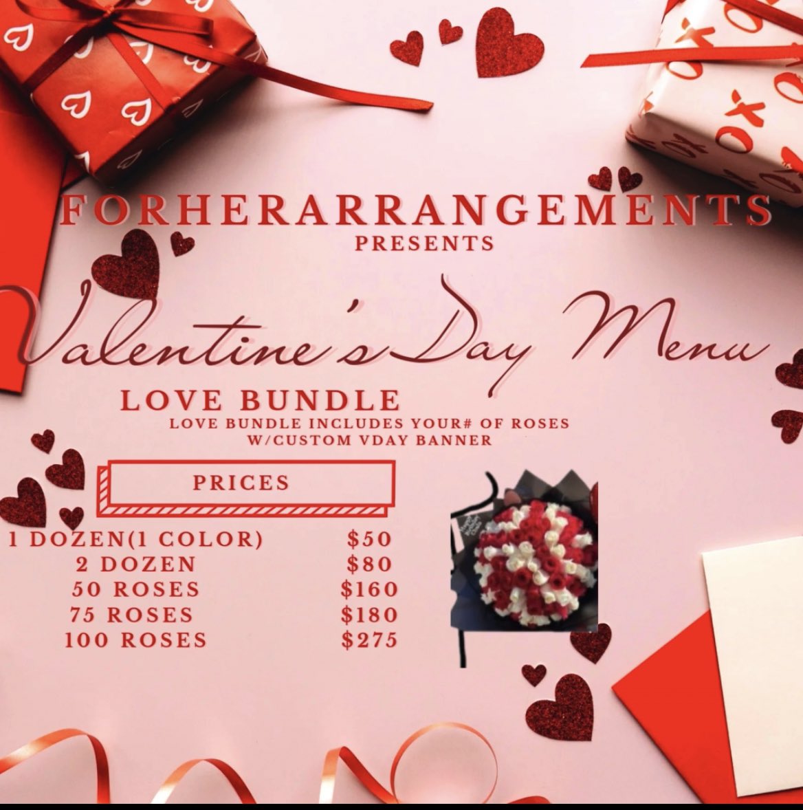 blaccmontanaa's tweet photo. If you need to get ya girl together for valentineโs day then hit me๐ง๐พโโ๏ธ IG: @forherarrangements ๐ง๐พโโ๏ธ #stl #eaststl https://t.co/O8OWMySOQn