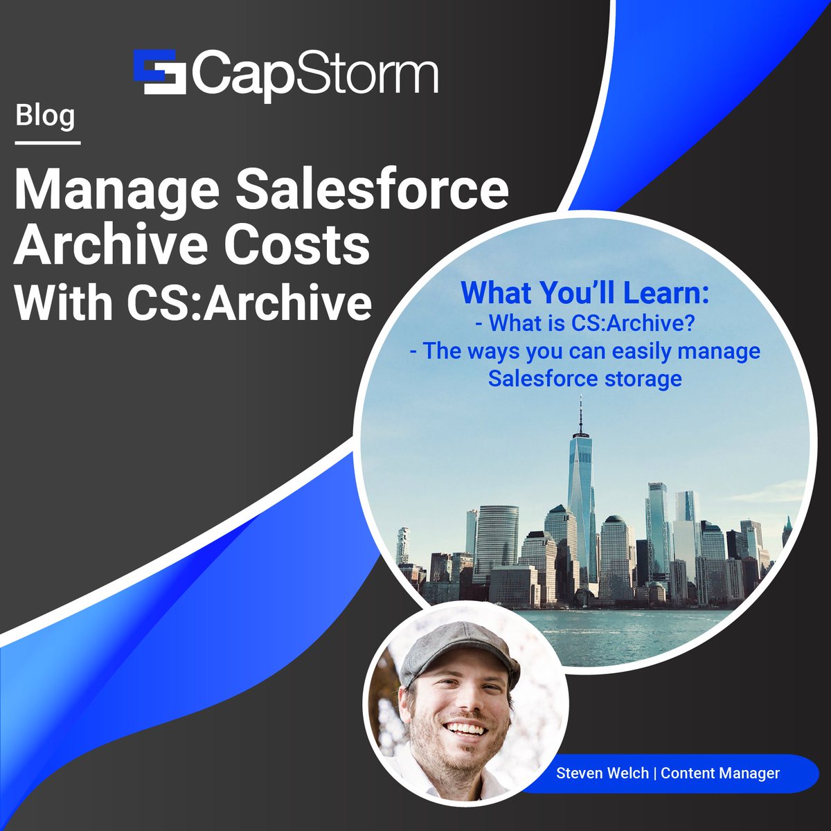 CapStorm’s CS:Archive solution, powered by CS:Enable, makes it easy to archive <a href="/salesforce/">Salesforce</a> data outside Salesforce’s high-cost storage - without sacrificing accessibility or compliance.

Learn more about transforming data management with CS:Archive today!
hubs.ly/Q032hNsN0
